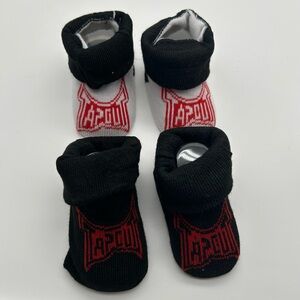 Tapout Infant Sock Black, White & Red